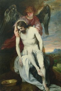 Cristo morto apoiado por um anjo, c.1646-52